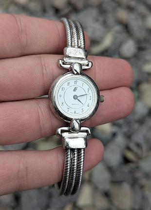 Серебряные часы linea italia проба 925 кварцевый механизм винтаж