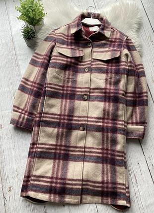 Пальто в клітинку