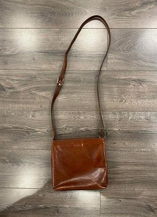 Сумка  натуральна шкіряна gianni conti