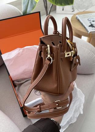 Сумка в стилі hermès birkin braun 4