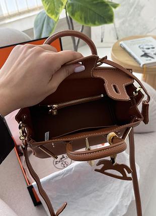 Сумка в стилі hermès birkin braun 8