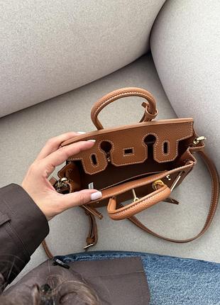Сумка в стилі hermès birkin braun 10