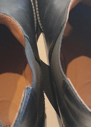 Чорні черевики челсі clarks. розмір — 41,5, 27,5 см 3