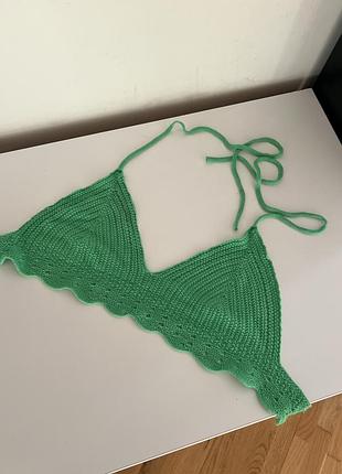 Вязаный топ женский летний топ s m