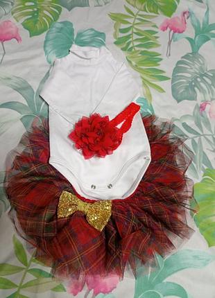 Костюмчик ошатний для дівчинки 3-9 місяців