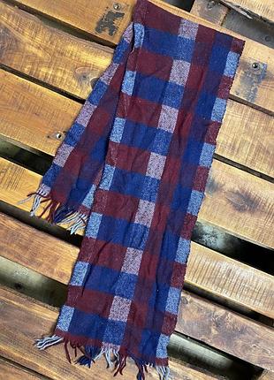 Мужской шарф в клетку (идеал оригинал разноцветный)