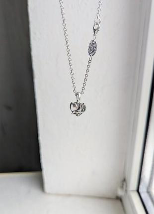 Кулон mini chrome hearts silver 7