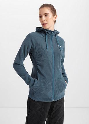 Кофта толстовка с капюшоном на змейке the north face