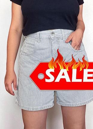 Шорти джинсові у смужку італія