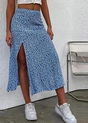 Юбка а силуэт/ вискоза