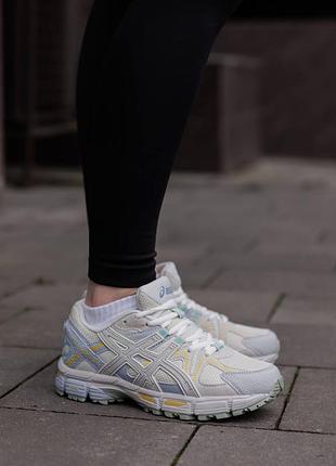 Кросівки asics gel kahana 8 beige blue yellow