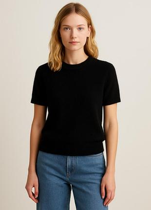 Футболка / джемпер из 100% кашемира от бренда whitencil. базовая вещь 🖤