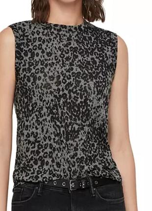 Женская майка, топ allsaints imogen leo tank.
