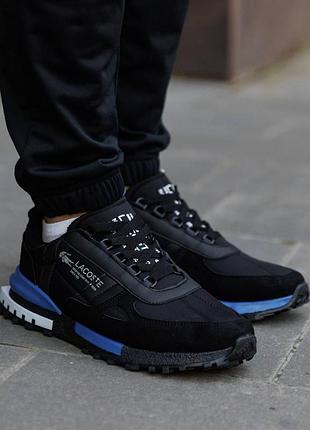 Кросівки чоловічі lacoste elite active black blue