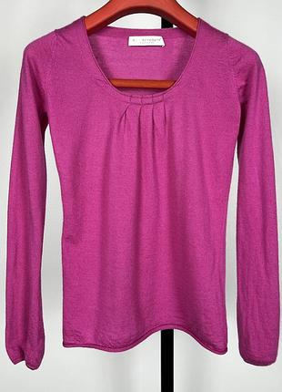 Ftc чудовий тоненький яскравий кашеміровий светрик в кольорі фуксіі xs