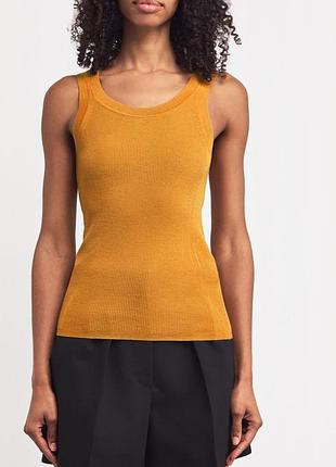 Жіноча базова майка в рубчик, бренду h&m, розмір м