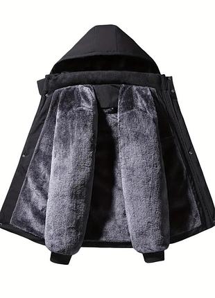 Мужская зимняя куртка
термоизолированная для экстремального холода
цвет: черный