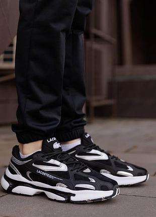 Кроссовки мужские lacoste l003 black white