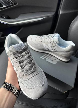 Кроссовки new balance 574 silver white 7