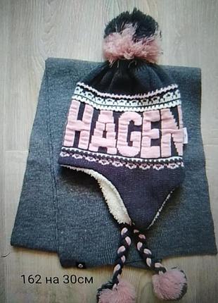 Комплект шапка шарф