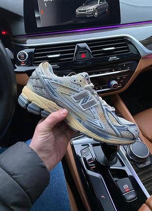 Мужские кроссовки new balance 1906r grey yellow