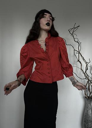 Вінтажна блуза з натурального шовку