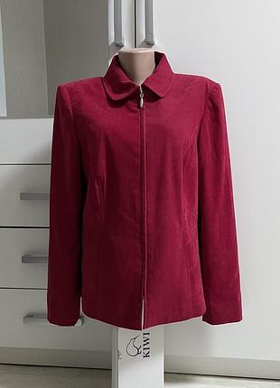 Куртка ветровка женская бордовая l-xl