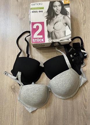 Набір базових бавовняних бюстгальтерів esmara