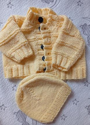 Кофта, футболка, распашонка на девочку в возрасте 0-3 месяца