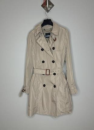 Плащ max mara тренч max mara сірий беж m-l
