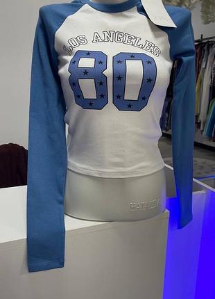 Білий лонгслів від zara