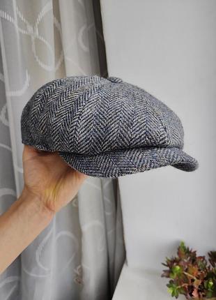 Шерстяна кепка восьмиклинка moon england 58-59 кашкет картуз хулиганка жиганка stetson harris tweed