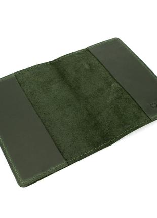Подарунковий жіночий набір handycover №44 зелений (гаманець, 2 обкладинки, ключниця) в коробці10 фото