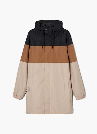 Подовжена світла куртка cropp