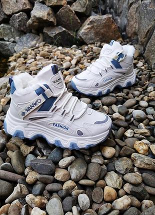 Мега стильні теплі кросівки р. 35-41