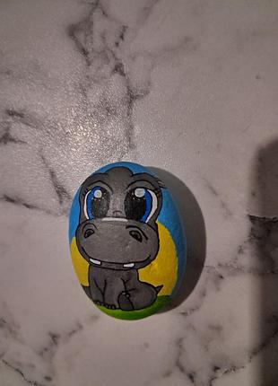 Камінь розписаний "малюк"