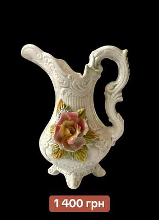 Вінтажний декоративний кувшин італія