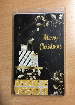 Набор новогодняя открытки и конверты 20 шт