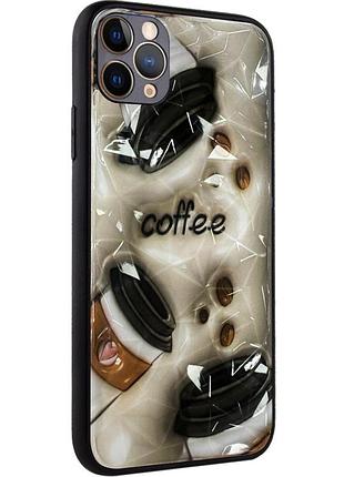 Tpu+pc чохол prisma plushie для apple iphone 11 pro (5.8") corgi чохли, coffee, tpu+pc, принт, накладка