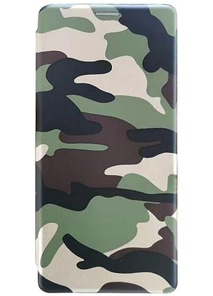 Шкіряний чохол (книжка) classy для xiaomi mi 10t lite / redmi note 9 pro 5g золотой, слот для візитки camouflage