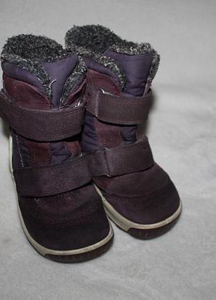 Сапоги термо фирмы ecco 25 размера по стельке 16 см вся стелька с загибом 16.8 см.