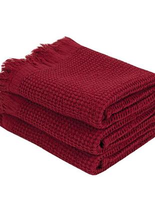 Набір рушників lotus home - rius red червоний 35x50 (3 од.)