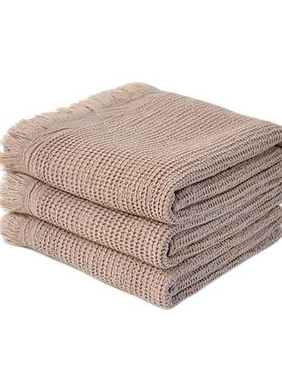 Набір рушників lotus home - rius kahve кавовий 35x50 (3 од.)