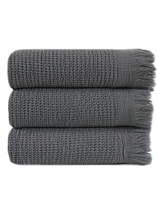 Набір рушників lotus home - rius antrasit антрацит 30x50 (3 од.)