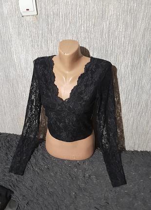 Фирменный кружевной топ amisu