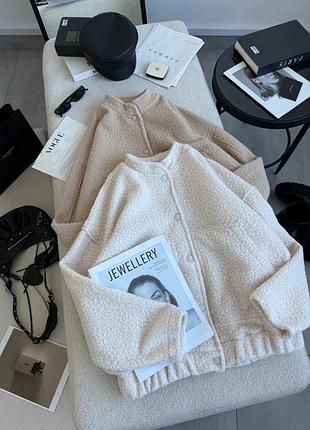 Бомбер вовна букле