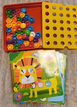Развивающая игра "мозаика-вкладыш"