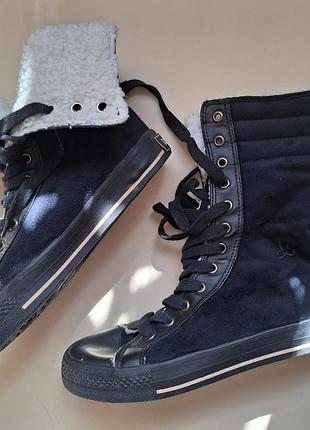 Теплые высокие кеды 39 размер