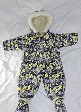 Зимний комбинезон 62 размер, теплый и удобный
