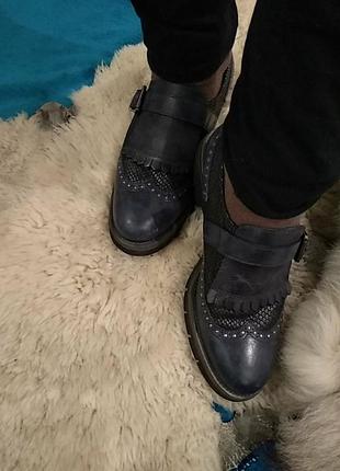 Туфли кожаные